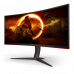 AOC 34” CU34G2X/BK GAMING G2 CURVED 144HZ VA 300CD/M2 2XHDMI