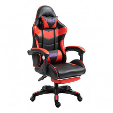 EKSA LXW-50 GAMING CHAIR BLACK-RED WITH FOOTREST