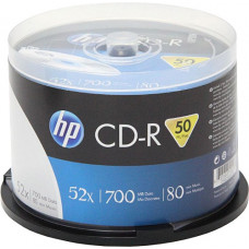 HP CDR 52X 50PK CAKE BOX HP 700MB