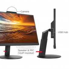 LENOVO T1A REFURBISHED 23.8" FHD VGA DP HDMI WEBCAM