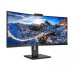 PHILIPS 34" CURVED ULTRAWIDE MONITOR WQHD USB-C DOCK WEBCAM