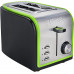 ZANUSSI TOASTER 2 SLICE ZST-6579 GREEN ZANUSSI TOASTER 2 SLICE ZST-6579 GREEN
